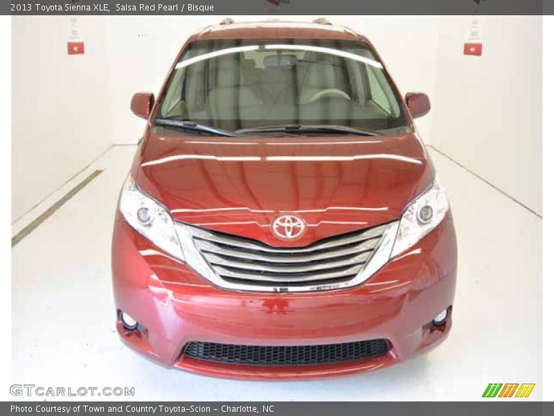 Salsa Red Pearl / Bisque 2013 Toyota Sienna XLE