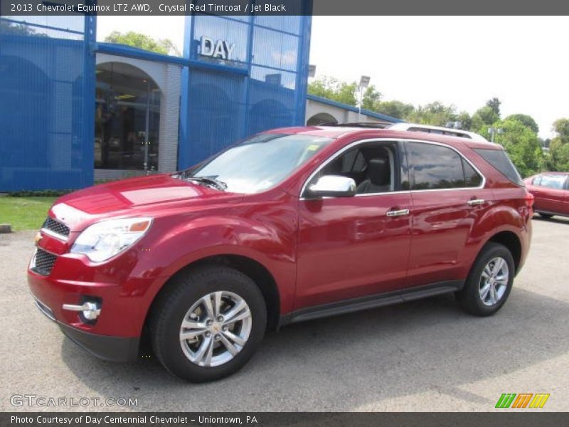 Crystal Red Tintcoat / Jet Black 2013 Chevrolet Equinox LTZ AWD