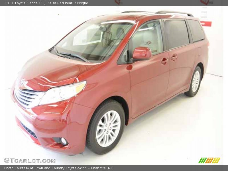Salsa Red Pearl / Bisque 2013 Toyota Sienna XLE