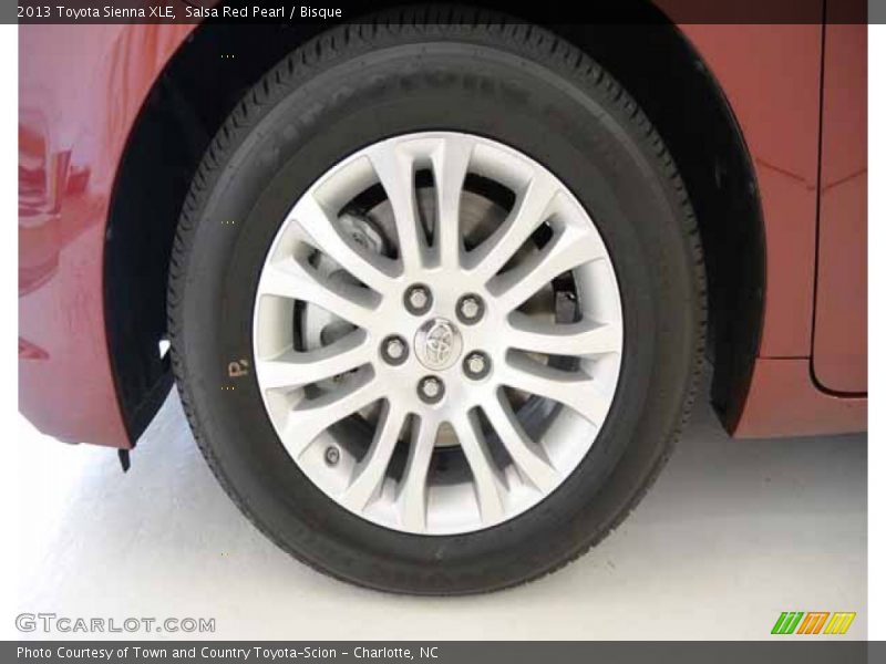 Salsa Red Pearl / Bisque 2013 Toyota Sienna XLE