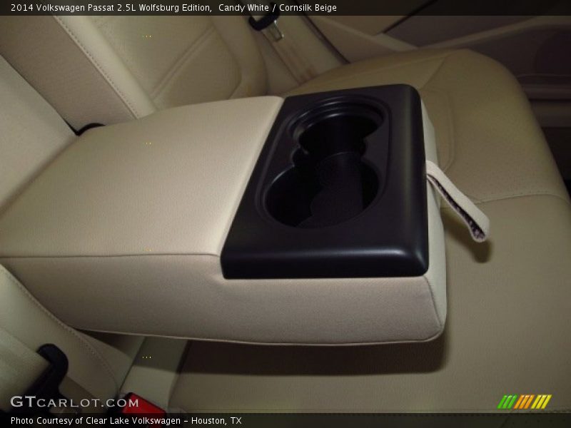 Candy White / Cornsilk Beige 2014 Volkswagen Passat 2.5L Wolfsburg Edition