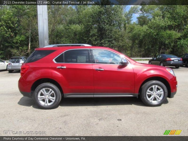 Crystal Red Tintcoat / Jet Black 2013 Chevrolet Equinox LTZ AWD