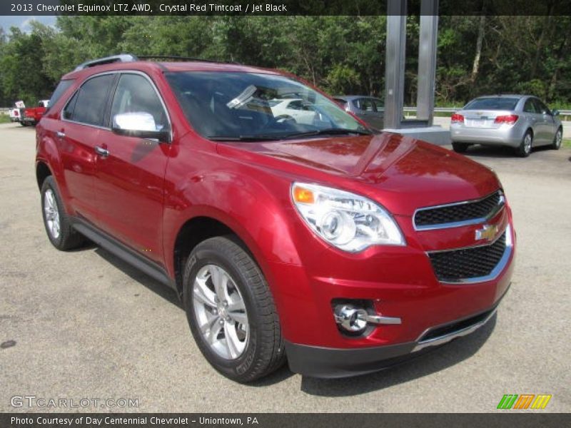 Crystal Red Tintcoat / Jet Black 2013 Chevrolet Equinox LTZ AWD