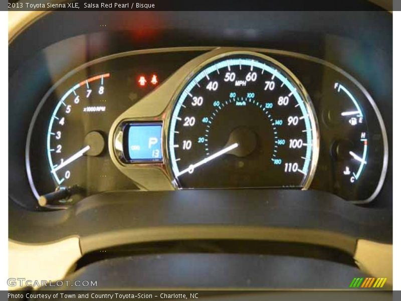 Salsa Red Pearl / Bisque 2013 Toyota Sienna XLE
