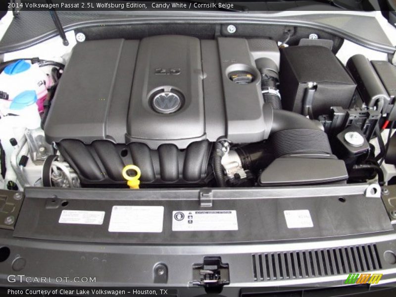 Candy White / Cornsilk Beige 2014 Volkswagen Passat 2.5L Wolfsburg Edition