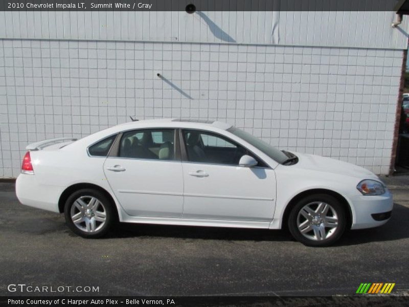 Summit White / Gray 2010 Chevrolet Impala LT