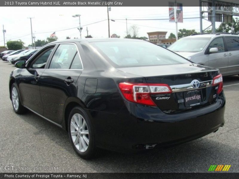 Attitude Black Metallic / Light Gray 2013 Toyota Camry Hybrid XLE