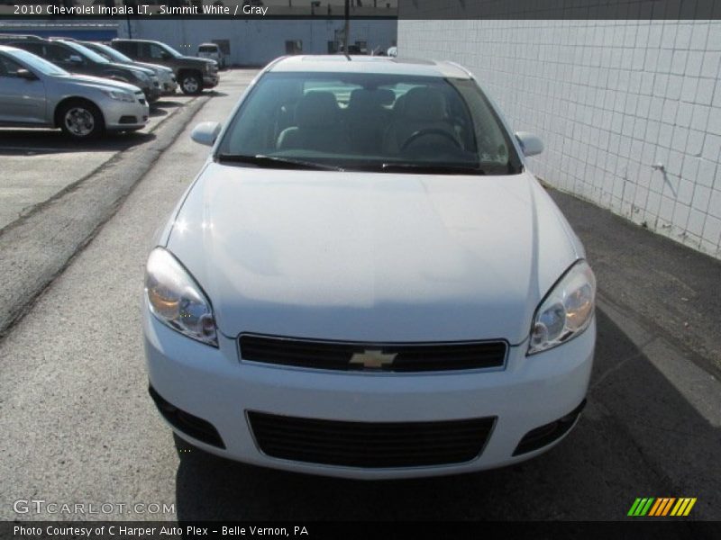 Summit White / Gray 2010 Chevrolet Impala LT