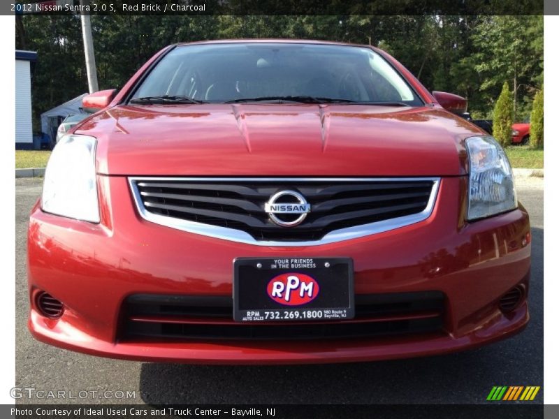 Red Brick / Charcoal 2012 Nissan Sentra 2.0 S
