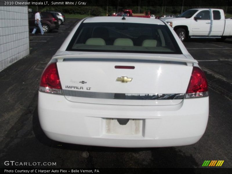 Summit White / Gray 2010 Chevrolet Impala LT