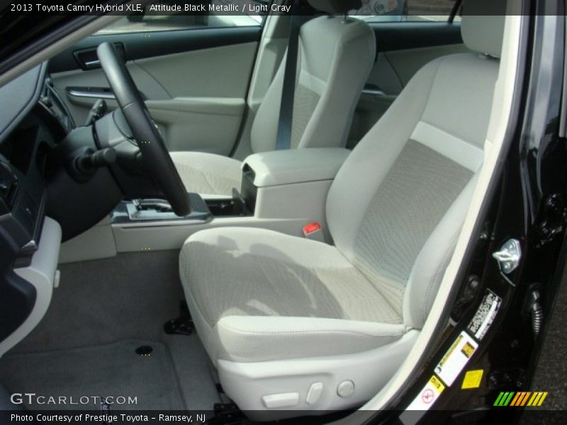Attitude Black Metallic / Light Gray 2013 Toyota Camry Hybrid XLE