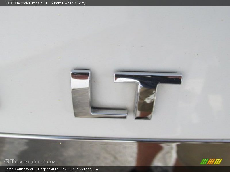 Summit White / Gray 2010 Chevrolet Impala LT