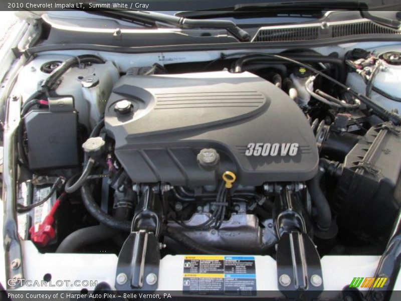 Summit White / Gray 2010 Chevrolet Impala LT