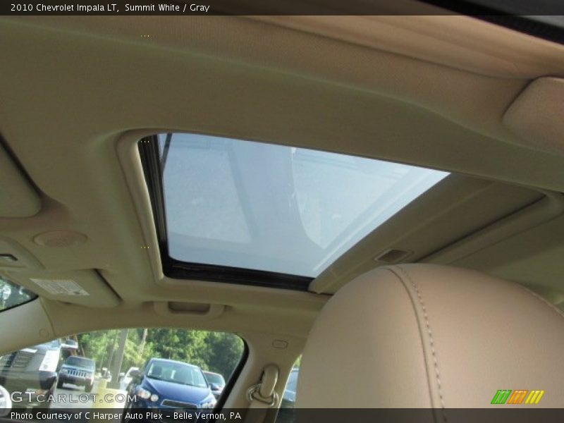 Summit White / Gray 2010 Chevrolet Impala LT