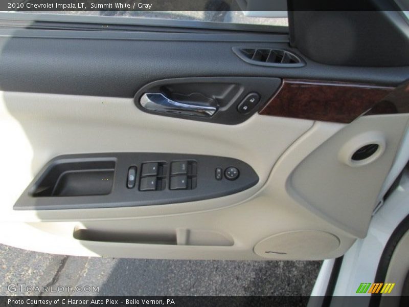 Summit White / Gray 2010 Chevrolet Impala LT
