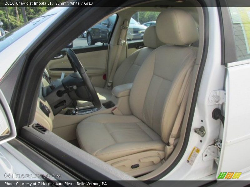 Summit White / Gray 2010 Chevrolet Impala LT