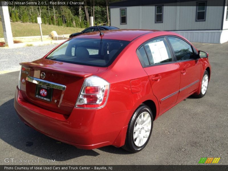 Red Brick / Charcoal 2012 Nissan Sentra 2.0 S