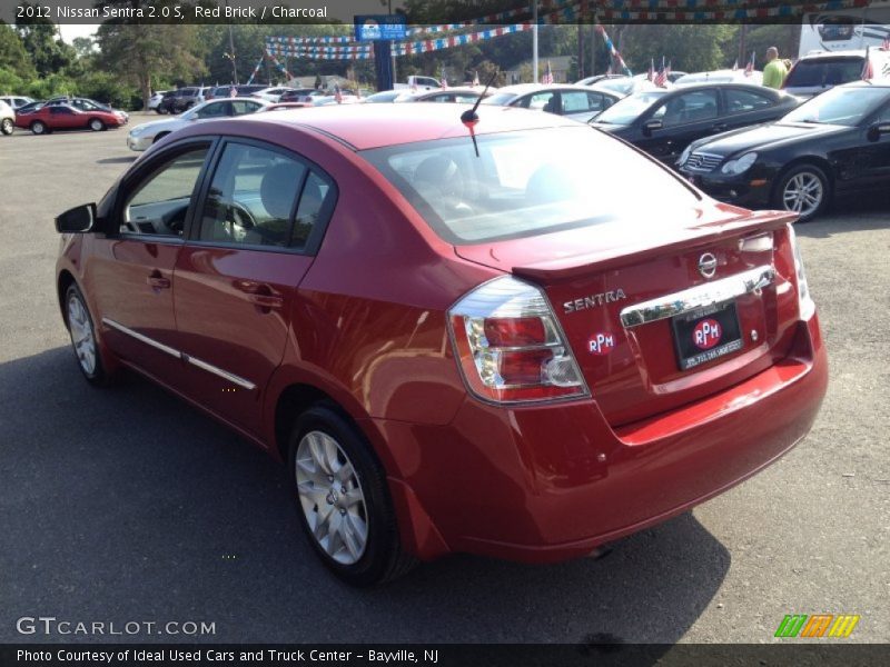 Red Brick / Charcoal 2012 Nissan Sentra 2.0 S