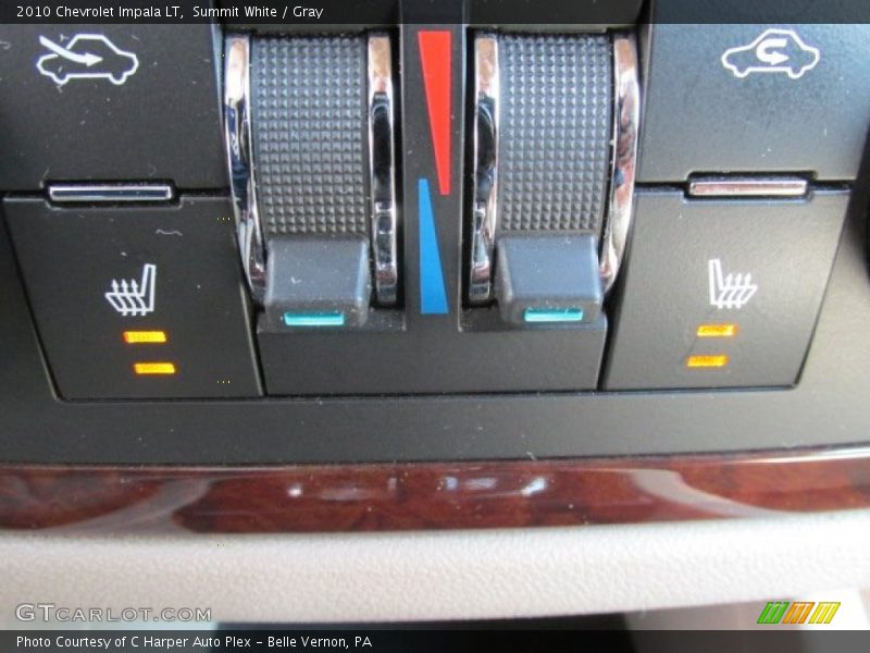 Summit White / Gray 2010 Chevrolet Impala LT