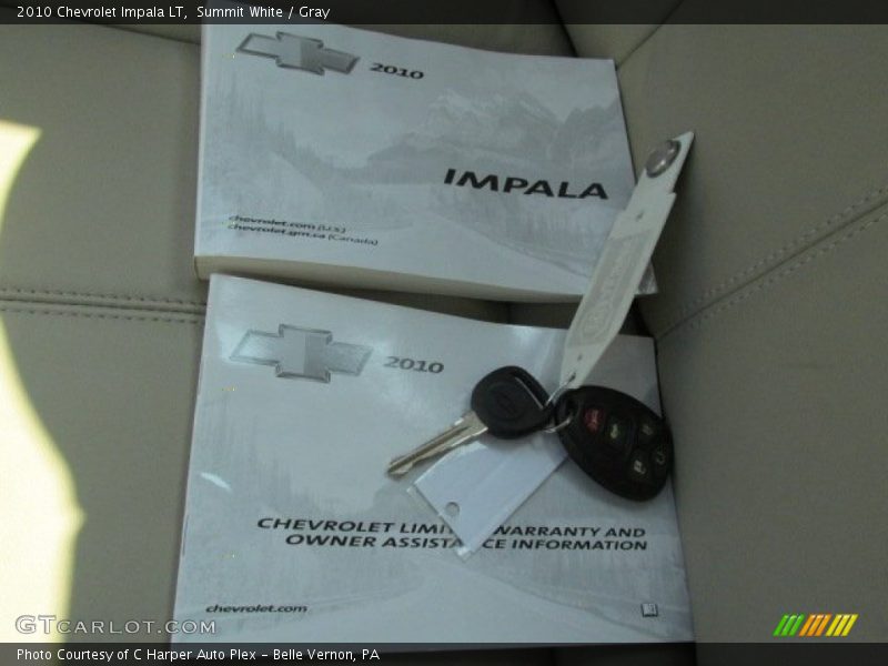 Summit White / Gray 2010 Chevrolet Impala LT