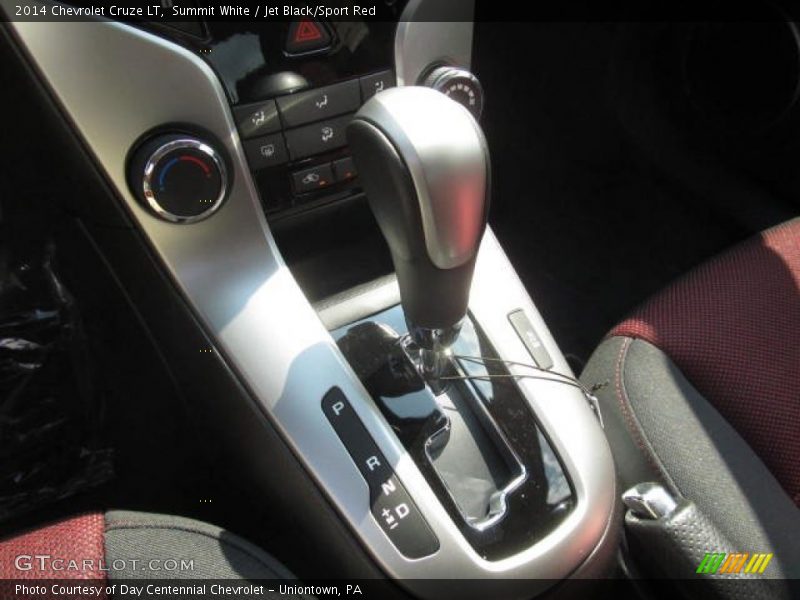 Summit White / Jet Black/Sport Red 2014 Chevrolet Cruze LT