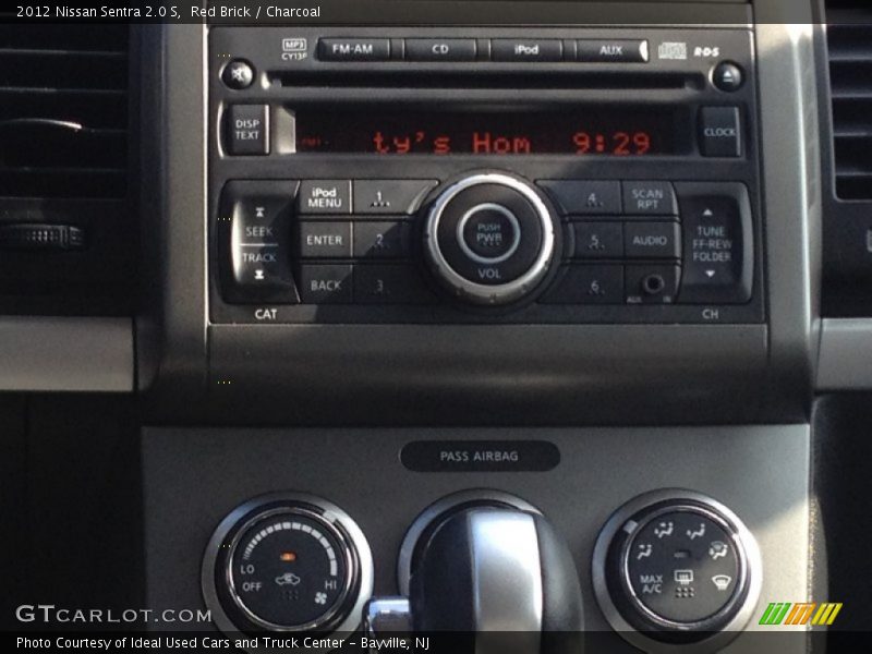 Red Brick / Charcoal 2012 Nissan Sentra 2.0 S