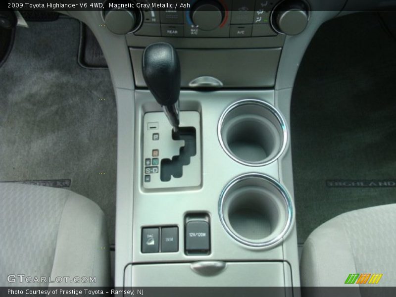 Magnetic Gray Metallic / Ash 2009 Toyota Highlander V6 4WD