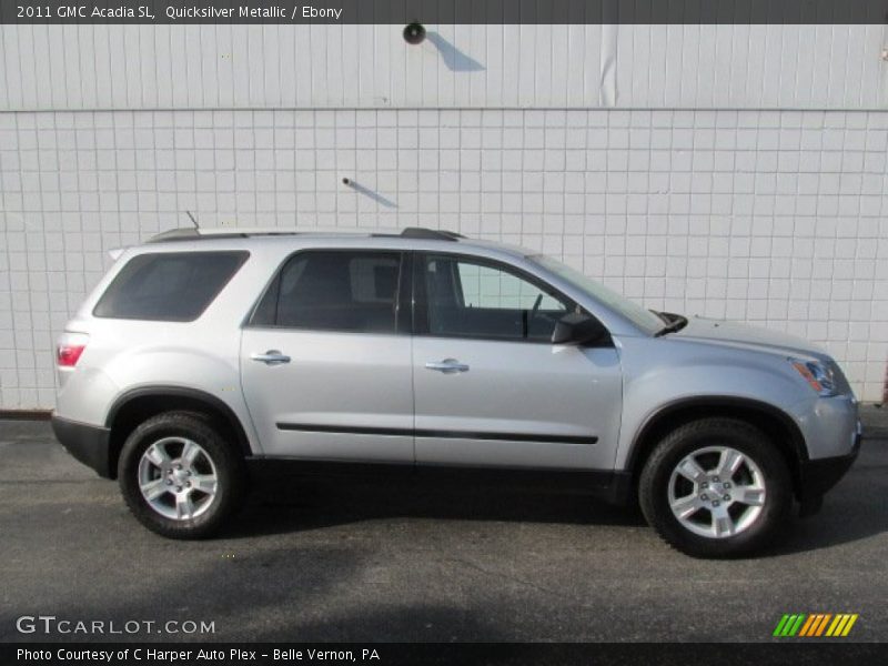 Quicksilver Metallic / Ebony 2011 GMC Acadia SL