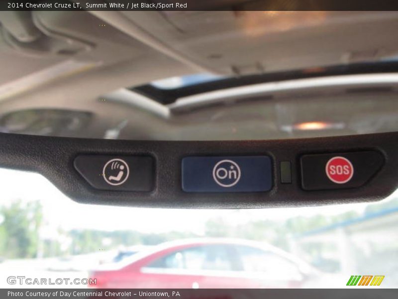 Summit White / Jet Black/Sport Red 2014 Chevrolet Cruze LT