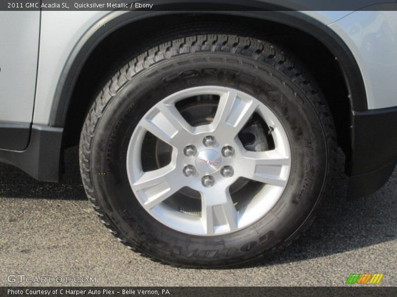 Quicksilver Metallic / Ebony 2011 GMC Acadia SL