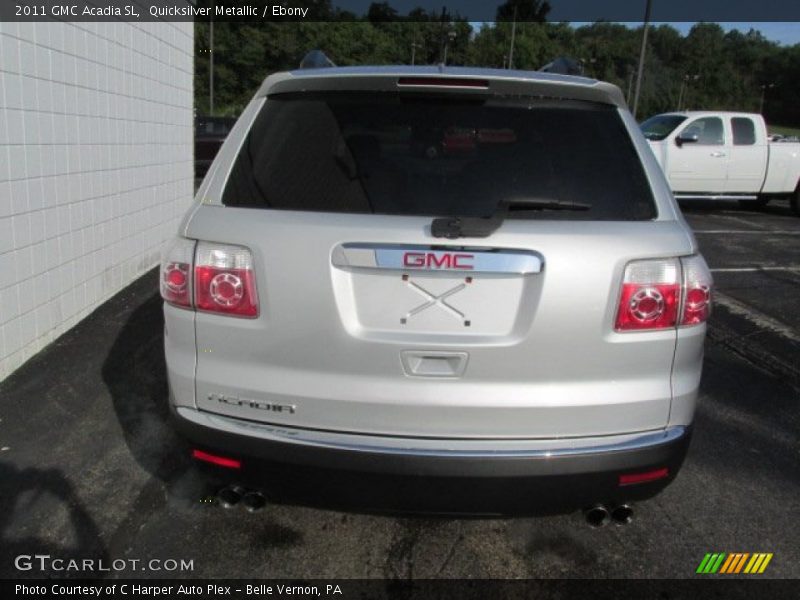 Quicksilver Metallic / Ebony 2011 GMC Acadia SL