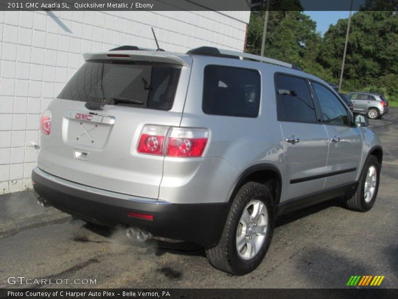 Quicksilver Metallic / Ebony 2011 GMC Acadia SL