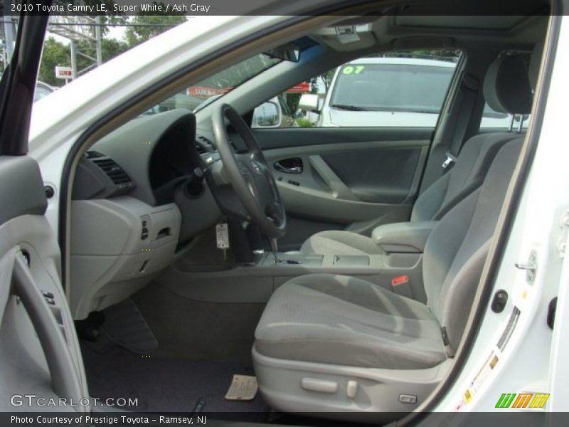 Super White / Ash Gray 2010 Toyota Camry LE