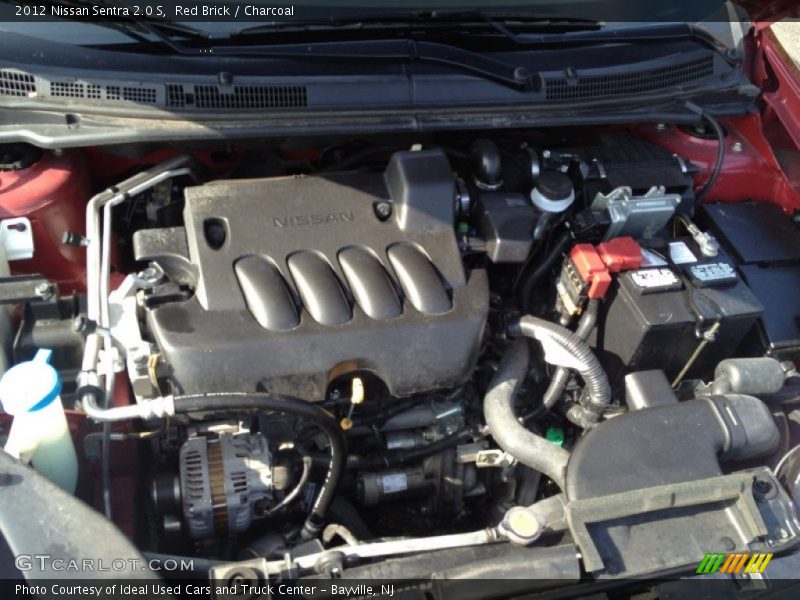 Red Brick / Charcoal 2012 Nissan Sentra 2.0 S