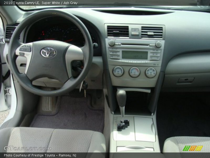Super White / Ash Gray 2010 Toyota Camry LE