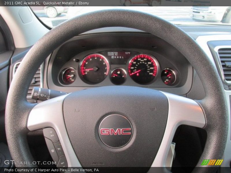 Quicksilver Metallic / Ebony 2011 GMC Acadia SL