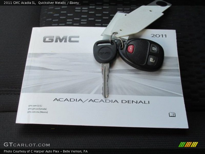 Quicksilver Metallic / Ebony 2011 GMC Acadia SL
