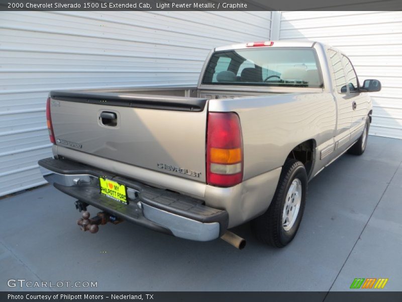 Light Pewter Metallic / Graphite 2000 Chevrolet Silverado 1500 LS Extended Cab