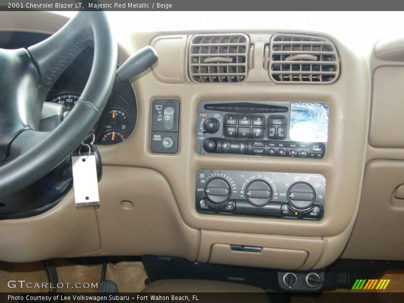 Majestic Red Metallic / Beige 2001 Chevrolet Blazer LT