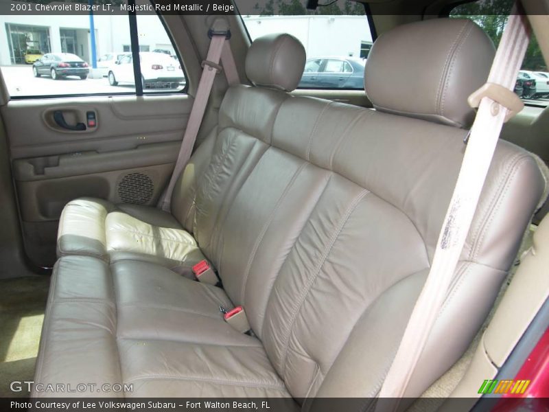 Majestic Red Metallic / Beige 2001 Chevrolet Blazer LT