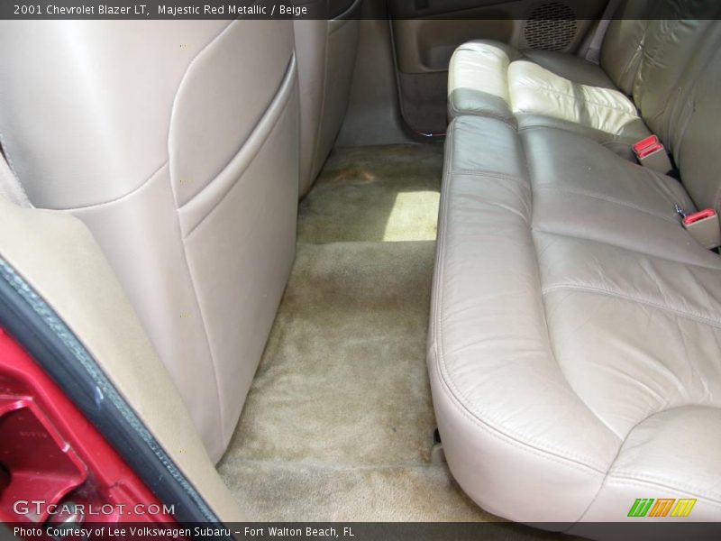 Majestic Red Metallic / Beige 2001 Chevrolet Blazer LT