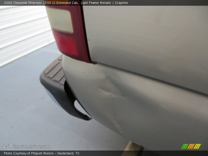 Light Pewter Metallic / Graphite 2000 Chevrolet Silverado 1500 LS Extended Cab