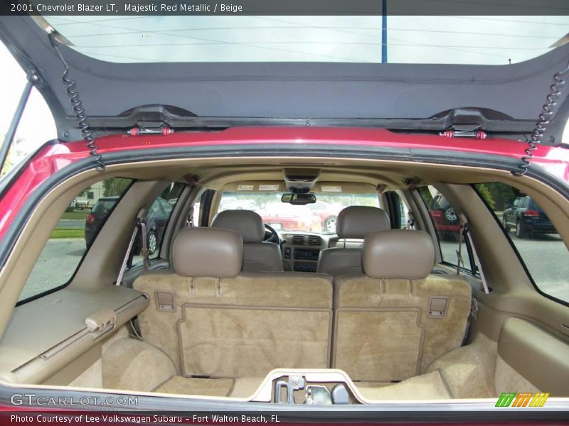 Majestic Red Metallic / Beige 2001 Chevrolet Blazer LT
