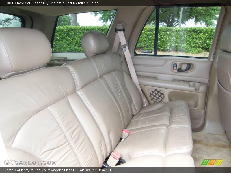 Majestic Red Metallic / Beige 2001 Chevrolet Blazer LT