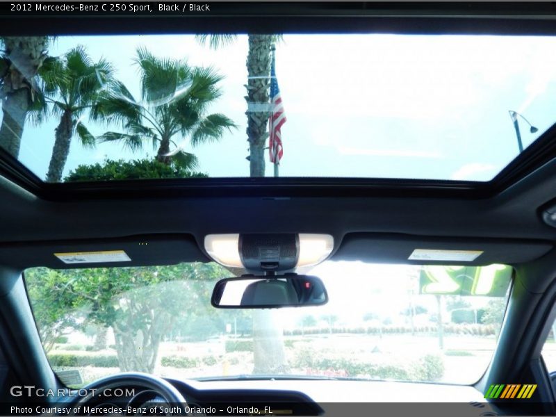Black / Black 2012 Mercedes-Benz C 250 Sport