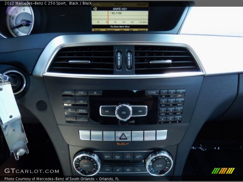 Black / Black 2012 Mercedes-Benz C 250 Sport