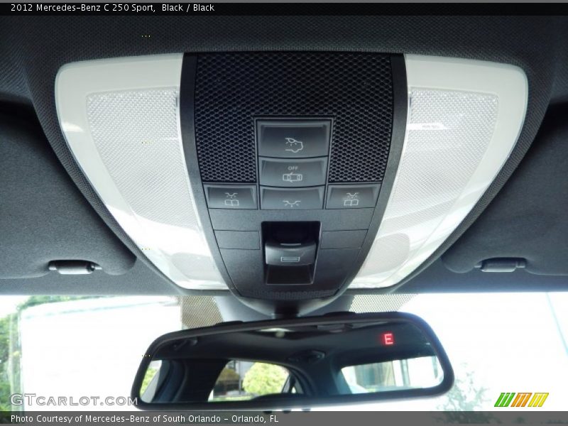 Black / Black 2012 Mercedes-Benz C 250 Sport