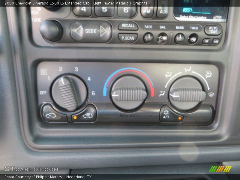 Light Pewter Metallic / Graphite 2000 Chevrolet Silverado 1500 LS Extended Cab
