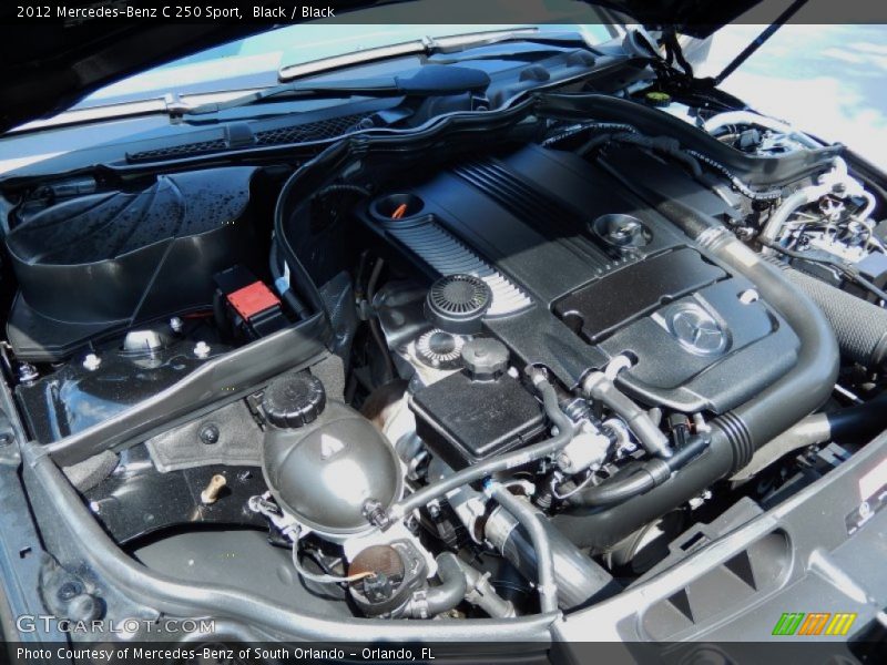 Black / Black 2012 Mercedes-Benz C 250 Sport