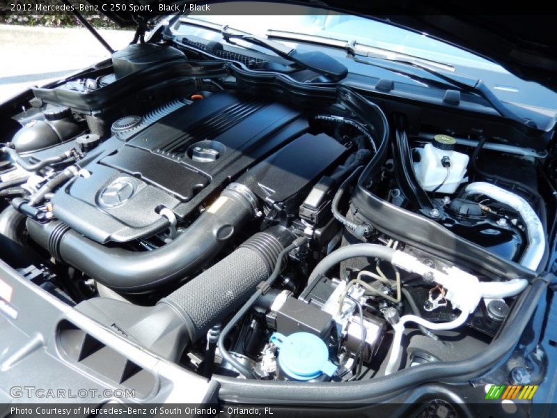 Black / Black 2012 Mercedes-Benz C 250 Sport